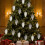 Christmas Tree Ornaments Beige Plastic 8-Pack 3.5 Inch 5