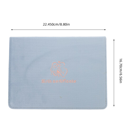 Travel Document Holder for Birth Certificate Newborn 1