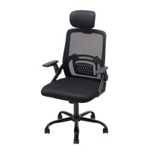 Ergonomic Mesh Office Chair with Adjustable Headrest & 15° Tilt Recline