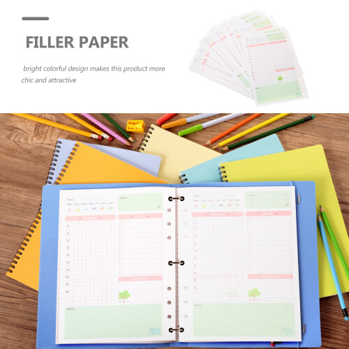A5 Daily Planner Refill Paper 2 Pieces 1