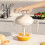 Manual Egg Beater Hand Crank Whisk with Strainer 4