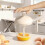 Manual Egg Beater Hand Crank Whisk with Strainer 5