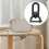Snap Hook Swivel Clasp with Screw Bar Black 2 Pack 7