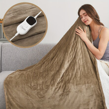 Electric Heated Blanket with 10 Heat Levels and Auto-off