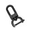 Snap Hook Swivel Clasp with Screw Bar Black 2 Pack 4