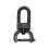 Snap Hook Swivel Clasp with Screw Bar Black 2 Pack 5