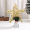 Gold Glitter 5-Pointed Star Tree Topper 10 Inch 4