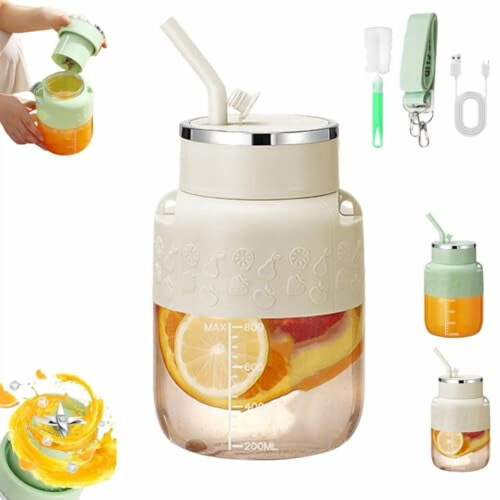 Blendgo 800 Portable Blender 28 oz Cordless Handheld Juicer