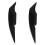 Motorcycle Modification Accessories Black Plastic 2PCS 5