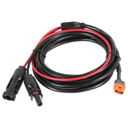 Solar Charge Cable Connector 8FT Weather-Resistant