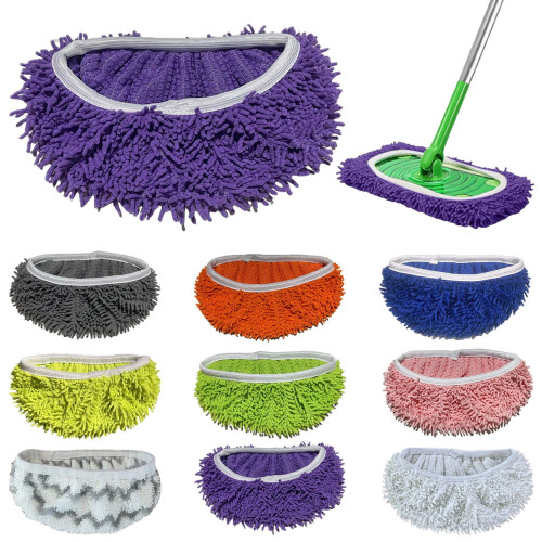Microfiber Mop Pads Reusable Washable 2 Pack 1