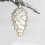 Christmas Tree Ornaments Plastic Ball Pendant 8pcs Beige 3