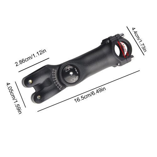 MTB Handlebars Aluminum Alloy 60 Adjustable Riser Stem 1