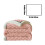 Fleece Weighted Blanket for Adults Pink 3D Shell Jacquard 3