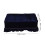 Dark Blue Piano Bench Cover Stretchable Sturdy Pleuche 2
