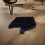 Dark Blue Piano Bench Cover Stretchable Sturdy Pleuche 4