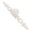Silver Vintage Drawer Pulls Floral Carving Zinc Alloy 4 Pack 5