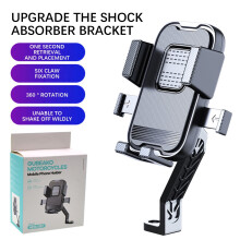 Carbon Fiber Motorcycle Phone Mount for 4.7-7.1 inch Phones