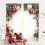 Christmas Ball Holiday Curtains Red 2D Snowflake Pine 4