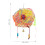 Wooden Bird Perch Multi-Colored for Parakeets and Cockatiels 2