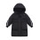 Children's Knee-Length Down Jacket Black 140 2