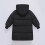 Children's Knee-Length Down Jacket Black 140 3