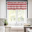 Christmas Red Kitchen Curtains and Valances Set with White 3