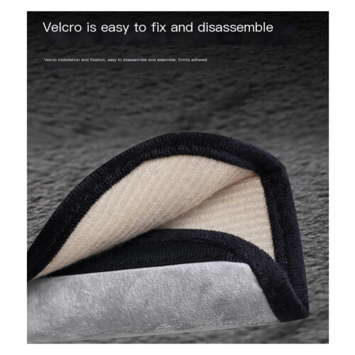 Seatbelt Cover Black Extra Long 15.5 Inch Soft Plush 1