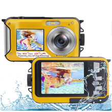 Waterproof Digital Camera 2.7K 48MP Ultra HD with Selfie