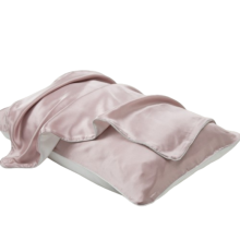 Kissenbezug aus 100 % Seide, weich für die Haarpflege und besseren Schlaf Pink