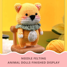 Beginner Crochet Kit for Kids Teddy Bear Yarn 1 Set