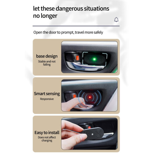 Smart Sensor Alarm for Car Doors with Voice Notifications 2