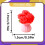 Mini Resin Flower Charms Flatback Cabochons Mixed Colors 3
