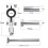 ATV Motor Handlebar Mount Bracket Clamp 7