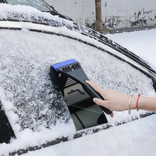 Multi-Functional Snow Shovel Ice Scraper Brush for All
