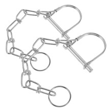 Trailer Coupler Pin with Chain Heavy Duty Square Hitch Pin