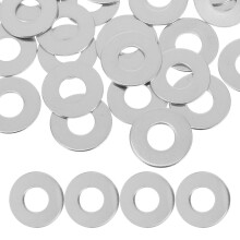304 Stainless Steel Flat Washers Round 50 pcs