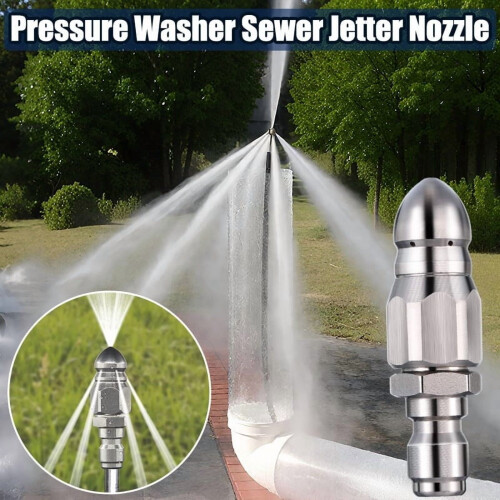 Stainless Steel Sewer Nozzle Set SUS304 5000 PSI 1