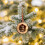 Squirrel Christmas Ornament Acrylic 3.15 inch 3
