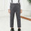 Boys' School Uniform Pants Dark Gray Size 150 6