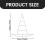 Witch Hat Metal Wreath Frame for DIY Crafts 1 Pack 2