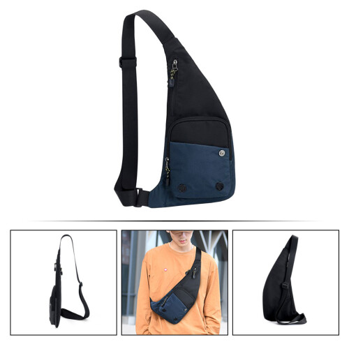 Navy Crossbody Bag Waterproof Compact Shoulder Bag 2
