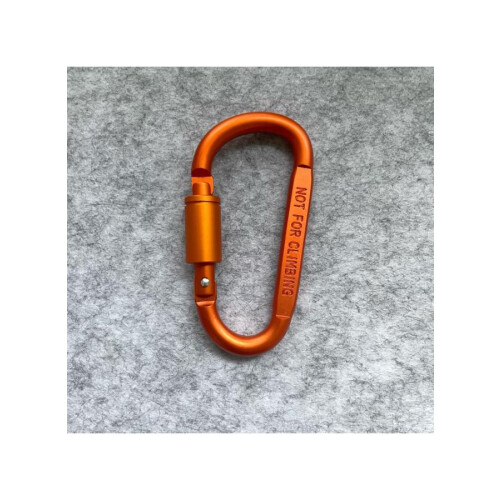 Carabiner Clip Aluminum D-Ring 6 Pack 1