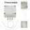 White ABS Electronics Project Box Waterproof Outdoor 6