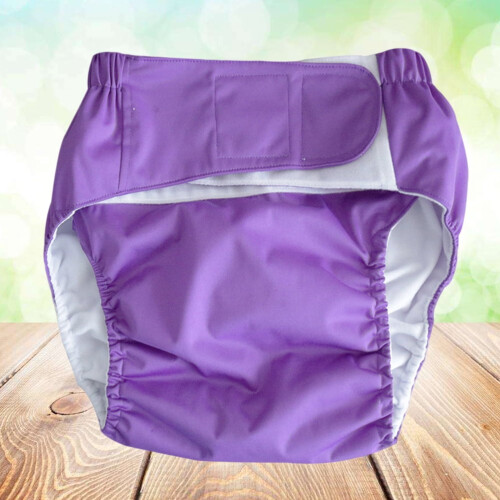 Adult Diaper Adjustable Washable Waterproof Pants Dark 2