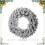 White Flocked Snowflake Christmas Wreath 18 inch 4