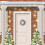 White Flocked Snowflake Christmas Wreath 18 inch 6