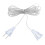 Transparent Extension Cord for String Lights 15 ft PVC 6