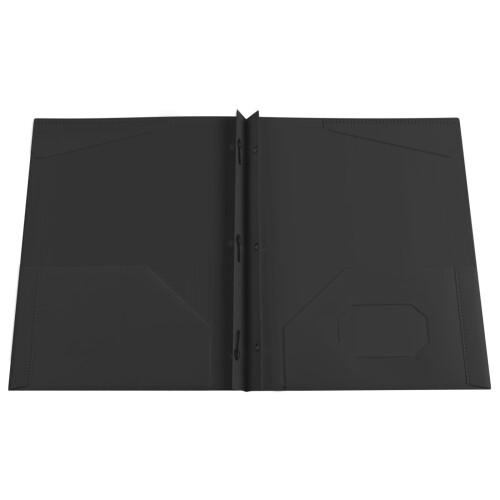 Heavy-Duty Plastic Folders Letter Size 3-Pocket Assorted 1