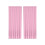 String Rod Pocket Sheer Curtains Pink Polyester 52x84 inch 2